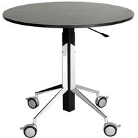 Olli Olssen - höhenverstellbarer runder Tisch 90 cm | Rolltisch verschiedene Dekore