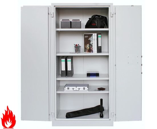 Sicherheitsschrank | Feuerschutzschrank 195x95x55 GRAU