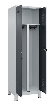 C+P PSA Schwarz-Weiß-Spind Evolo PLUS