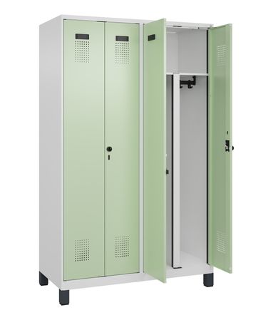 C+P PSA Schwarz-Weiß-Spind Evolo PLUS