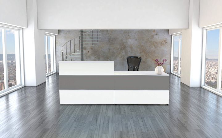 Empfangstresen Rezeption Anmeldung Kundenservice Information Beratungstheke