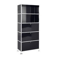 Büroregal | Aktenregal | Highboard 5 mit 3 Klapptüren