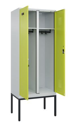 C+P Schwarz-Weiß-Spind Evolo PLUS