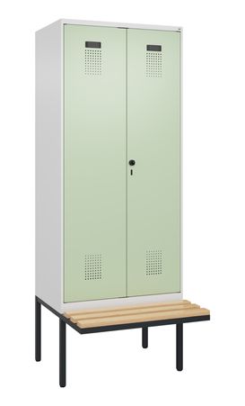C+P Schwarz-Weiß-Spind Evolo PLUS