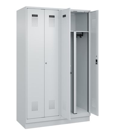 C+P PSA Schwarz-Weiß-Spind Evolo PLUS