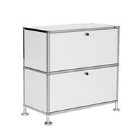 Büroregal | Aktenregal | Sideboard 2 mit 2 Klapptüren