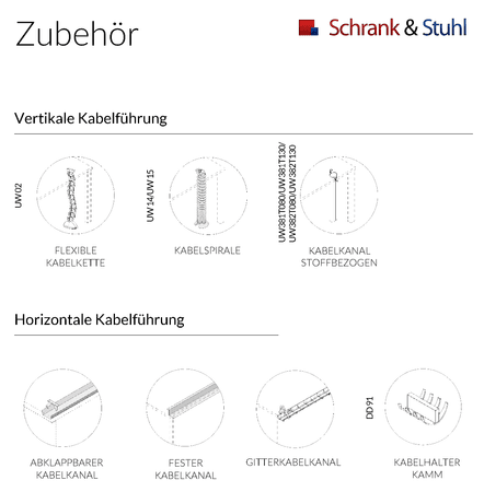 Empfangstheke Salut 9 | 115 x 100 - 180 x 65/80 cm (HxBxT) 