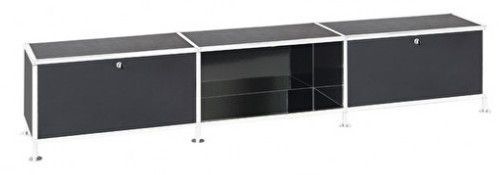 Büroregal | Aktenregal | Lowboard 1 / 3 mit 2 Klapptüren