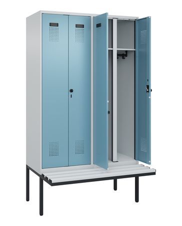 C+P Schwarz-Weiß-Spind Evolo PLUS