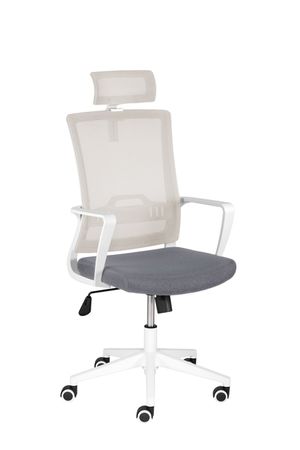 Gamerstuhl mit Netztruecken in Gruen