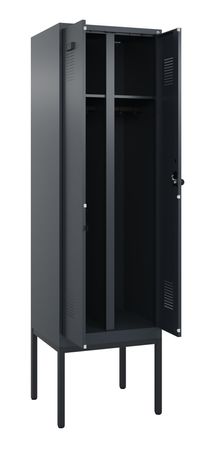 C+P Schwarz-Weiß-Spind Evolo PLUS