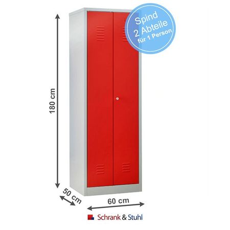 Füße Spind Arbeitsspind Arbeitskleidung Kleiderspint Kleiderspind