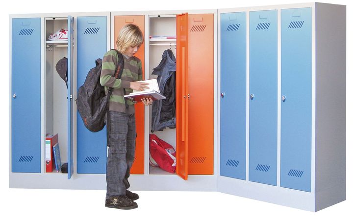 PAVOY Schülerspind mit 3 Abteilen 160x93x50 GROßE FARBAUSWAHL