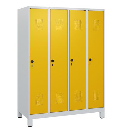 C+P Spind Evolo PLUS Füße 4 Abteile 1630x1200x5