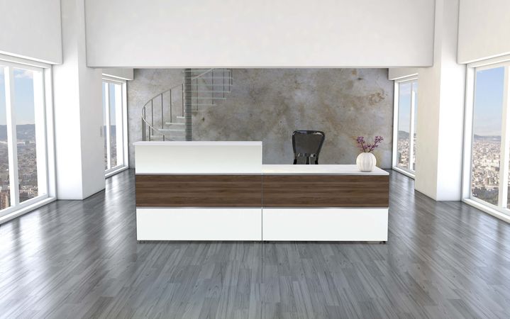  modern Design großer Bürotresen Counter Ladentheke