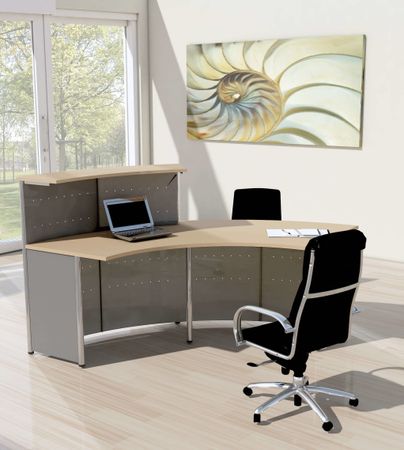 Empfangstheke Anmeldung  Empfangstresen Informationsstand Rezeption Auskunft 