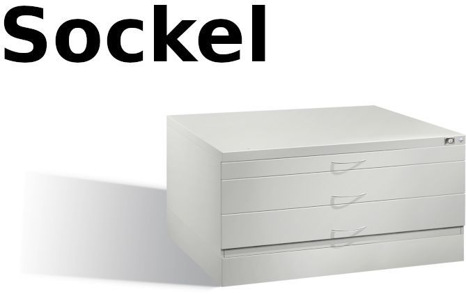 Sockel Fachablageschrank