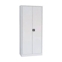 Aktenschrank verzinkt | Stahlschrank GRAU 180x80x38 vollverzinkte Fachböden