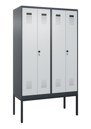 C+P Schwarz-Weiß-Spind Evolo PLUS