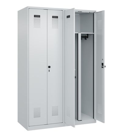 C+P PSA Schwarz-Weiß-Spind Evolo PLUS
