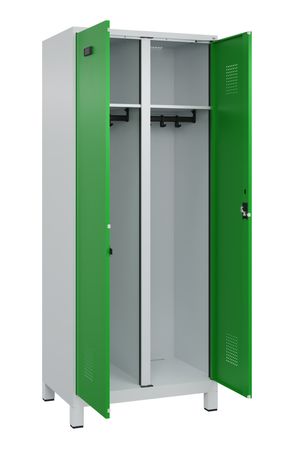 C+P Schwarz-Weiß-Spind Evolo PLUS