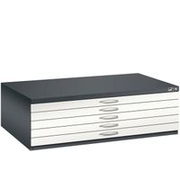 C+P Flachablageschrank 7200 DIN-A0 | Planschrank 5 Schübe | große Farbauswahl