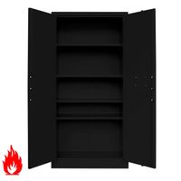Sicherheitsschrank | Feuerschutzschrank 195x95x55 SCHWARZ