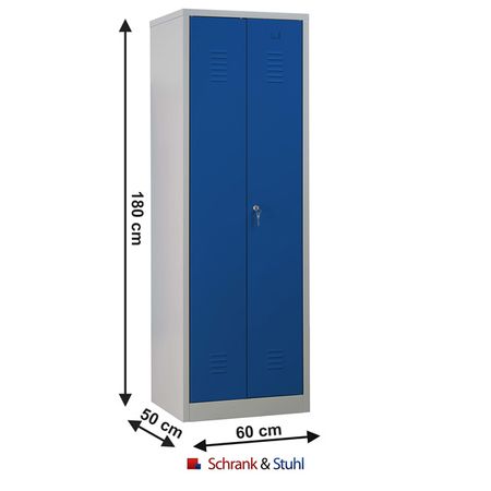 Besenschrank | Putzmittelschrank mit 7 Fächern | 180x60x50 | verschiedene Farben