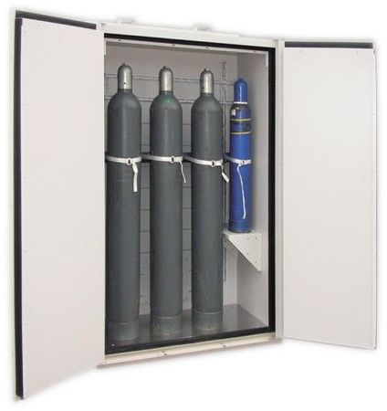LACONT Gasflaschenschrank zur Lagerung am Arbeitsplatz SiZ G30/1200 nach DIN EN 14470-2