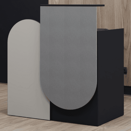 Empfangstheke Salut 3 | 115 x 100 - 180 x 65/80 cm (HxBxT) 