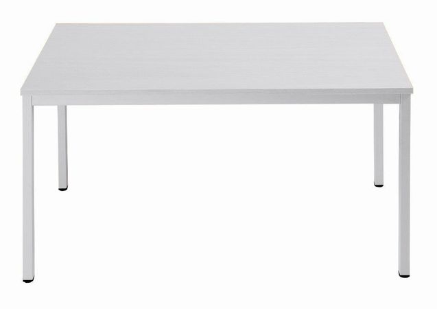 rechteckiger Konferenztisch aus Stahl Schreibtisch Meeting Bürotisch