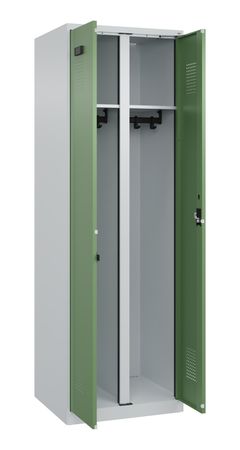 C+P Schwarz-Weiß-Spind Evolo PLUS