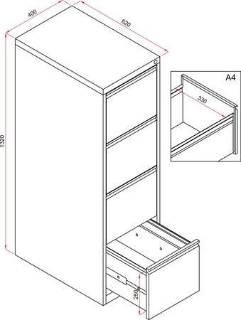 Registraturenschrank
