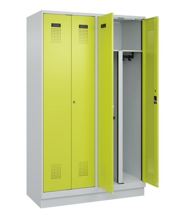 C+P PSA Schwarz-Weiß-Spind Evolo PLUS