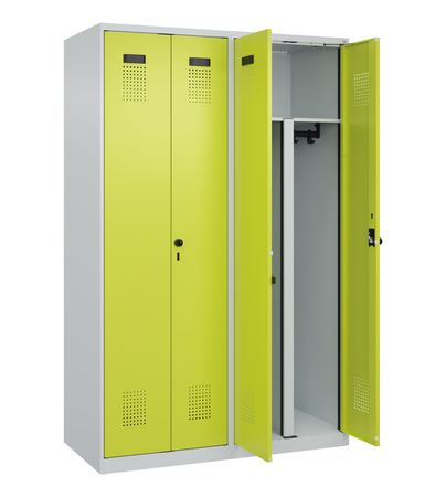 C+P PSA Schwarz-Weiß-Spind Evolo PLUS