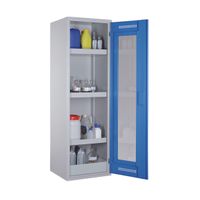 LACONT GEFAHRSTOFFSCHRANK | Chemikalienschrank Plexiglastür 1-türig | 60 cm breit