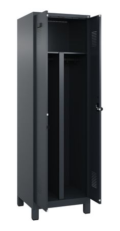 C+P PSA Schwarz-Weiß-Spind Evolo PLUS