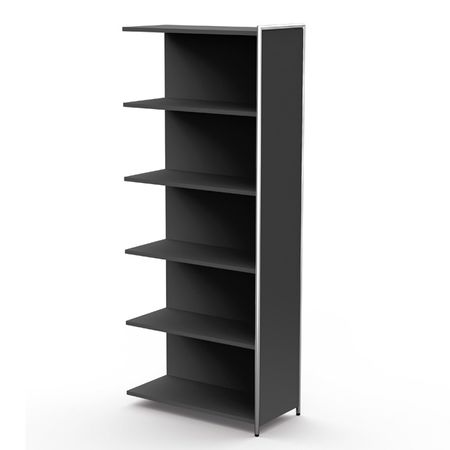 Erweiterungsmodul Erweiterungselement Aktenregal Bücherregal Büroregal Büroschrank Aktenschrank anthrazit 