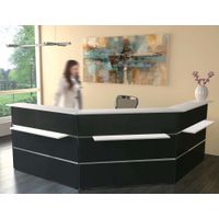 Empfangstheke Mono C-Form | 108 x 250 x 250 cm (HxBxT)