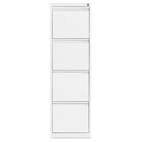 Hängeregisterschrank | Hängeregister 4 Schübe | einbahnig WEIß