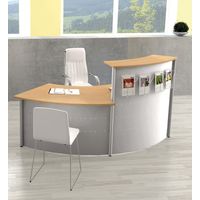 Rundtheke Classic mit Tischerweiterung | 115 x 225 x 105 cm (HxBxT)