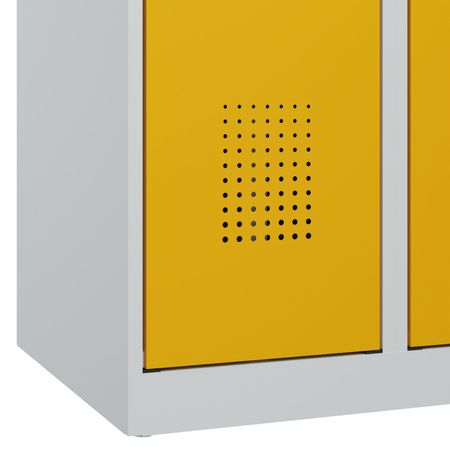 C+P PSA Schwarz-Weiß-Spind Evolo PLUS