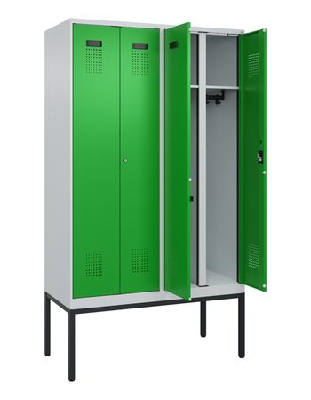 C+P Schwarz-Weiß-Spind Evolo PLUS