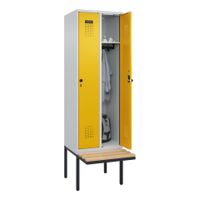 C+P Spind Evolo PLUS, Bank, 2 Abteil, 2120x600x815mm