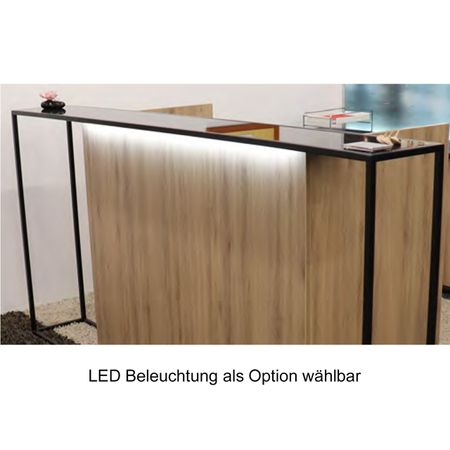 Anmeldung Rezeption Thekenelement Empfangstheken Ladenausstattung