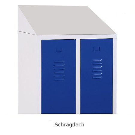 Schrägdach für Putzmittelschrank