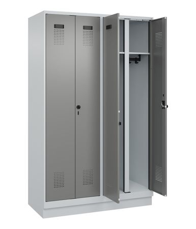 C+P Schwarz-Weiß-Spind Evolo PLUS