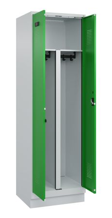 C+P PSA Schwarz-Weiß-Spind Evolo PLUS