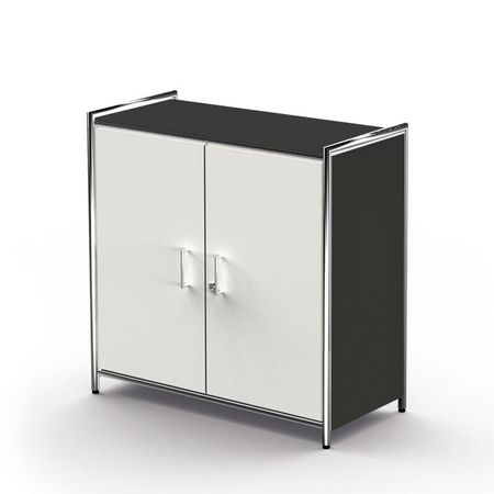 Sideboard Flügeltürenschrank Büroschrank Aktenschrank Holzschrank Kommode abschließbar