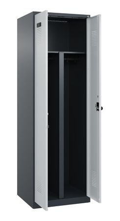 C+P PSA Schwarz-Weiß-Spind Evolo PLUS